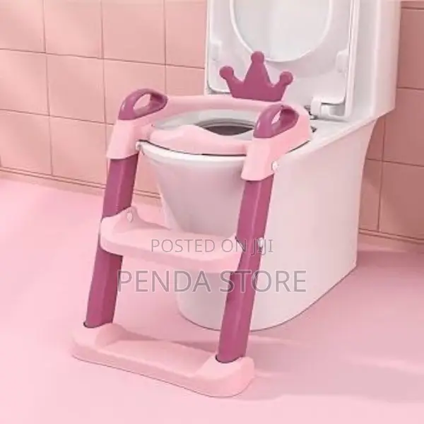 Kids Toilet Ladder Steps Seat– Extra Stable Kids Toilet Ladder