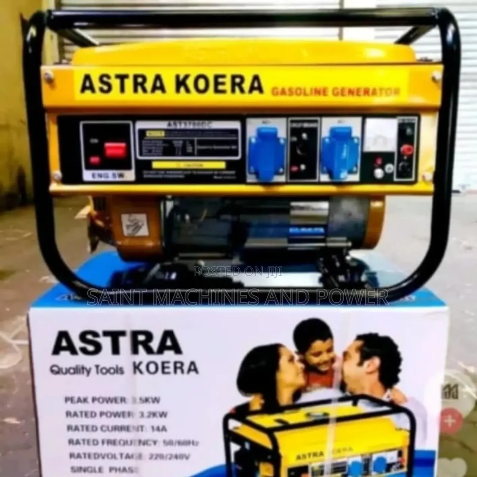 Petrol Generator 3.5kw/3.8kva Astra Korea