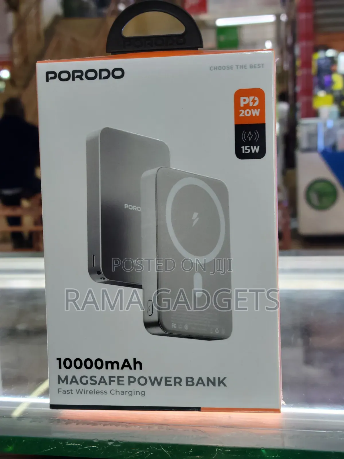 Porodo 10000mah Magsafe Power Bank.