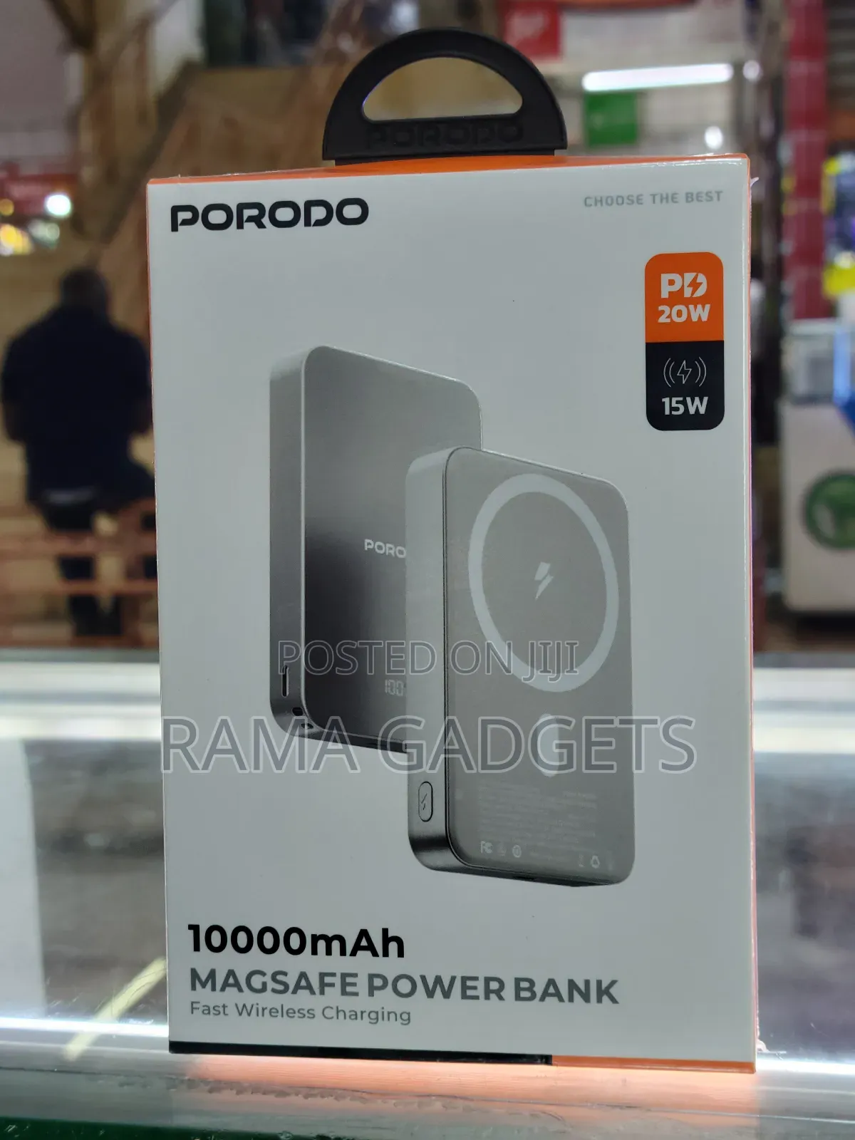 Porodo 10000mah Magsafe Power Bank.