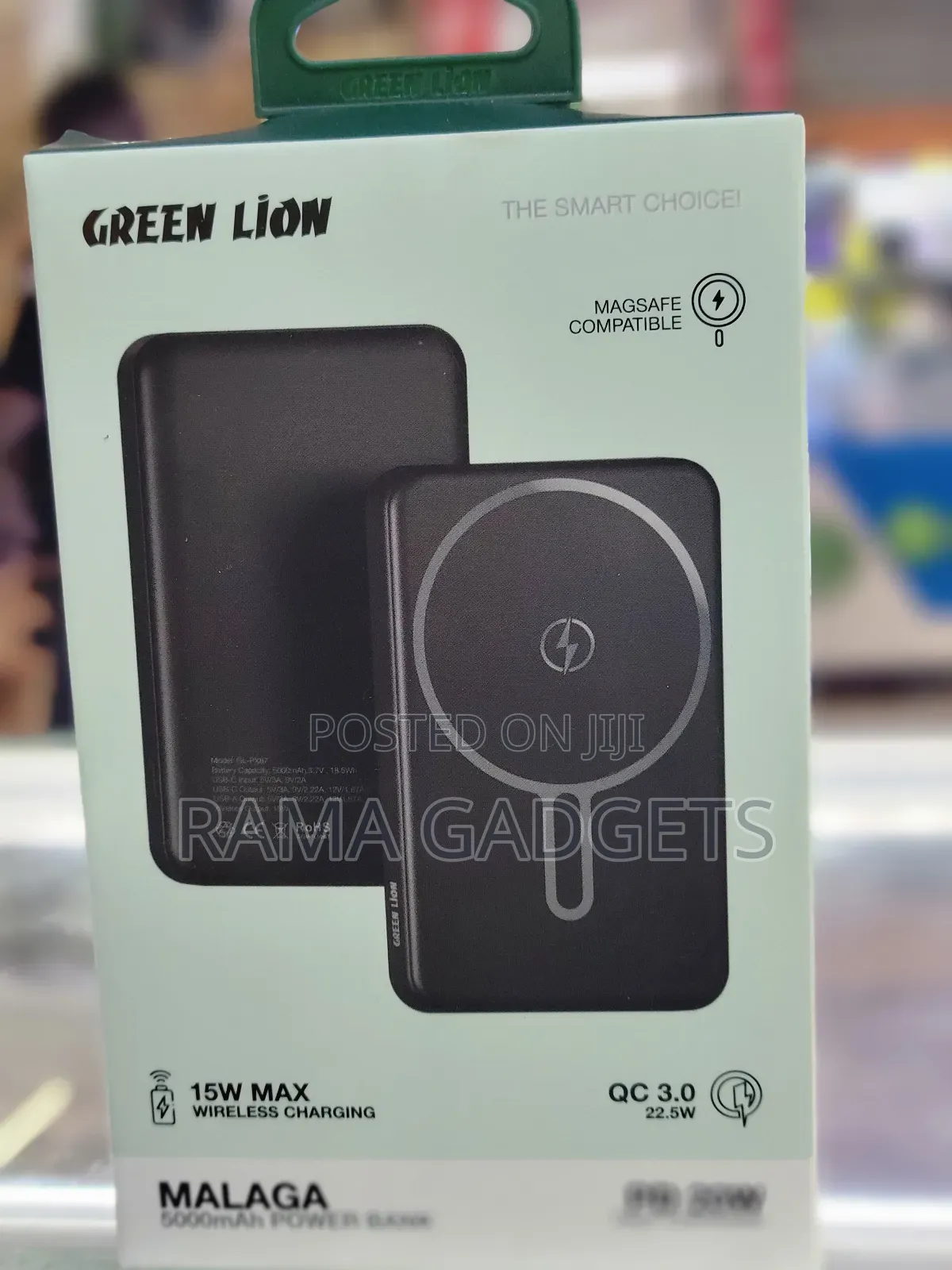 Green Lion Malaga Power Bank
5000mah
