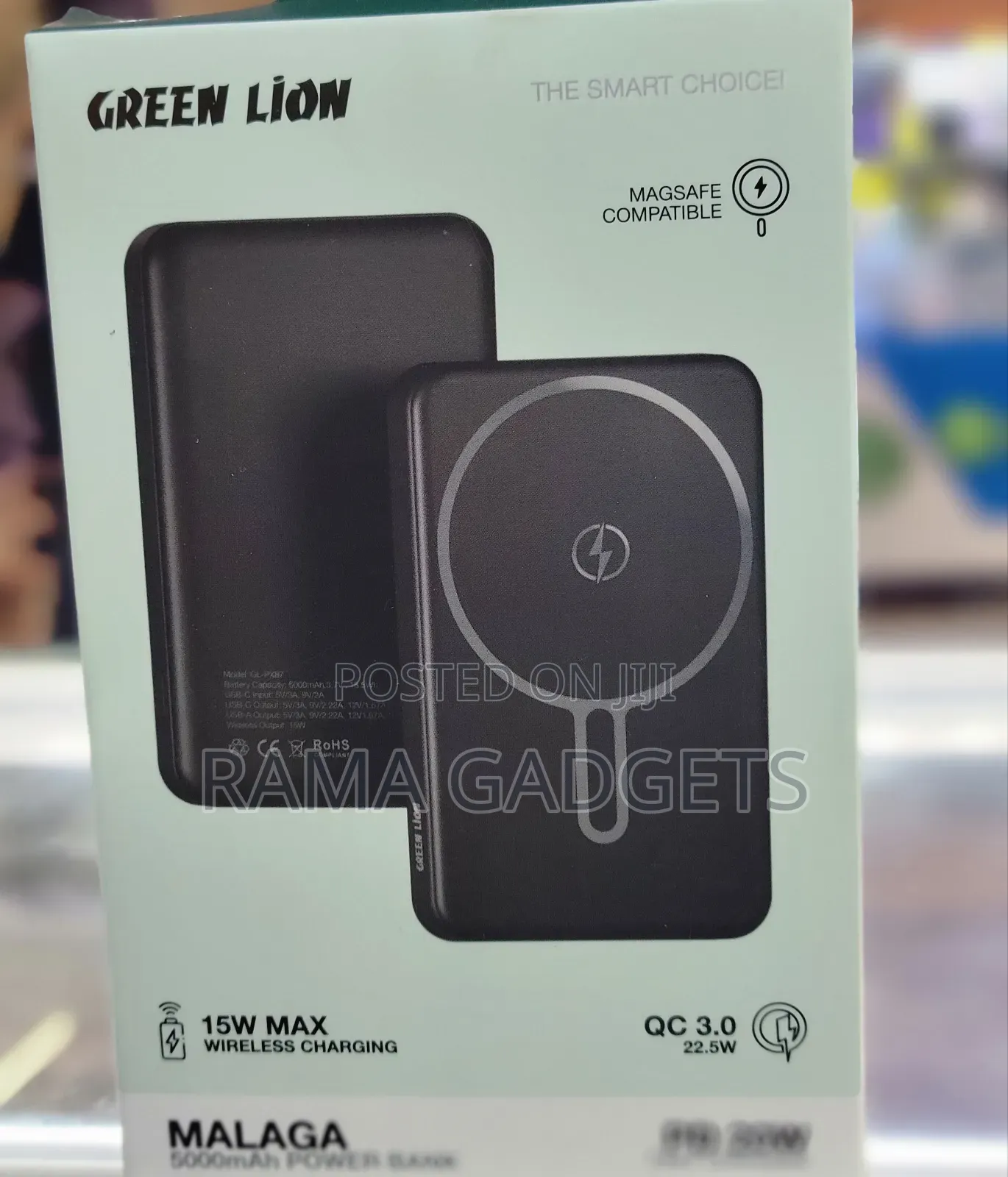 Green Lion Malaga Power Bank
5000mah