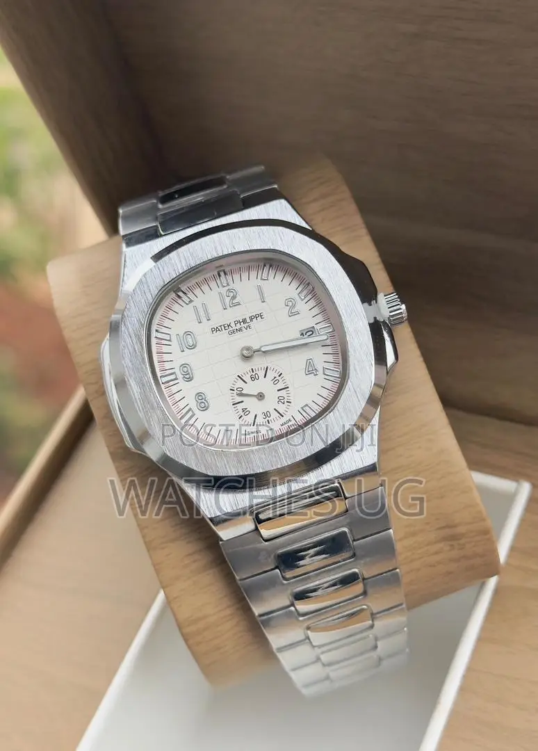 Patek Phillipe Chrono Silver Watch
