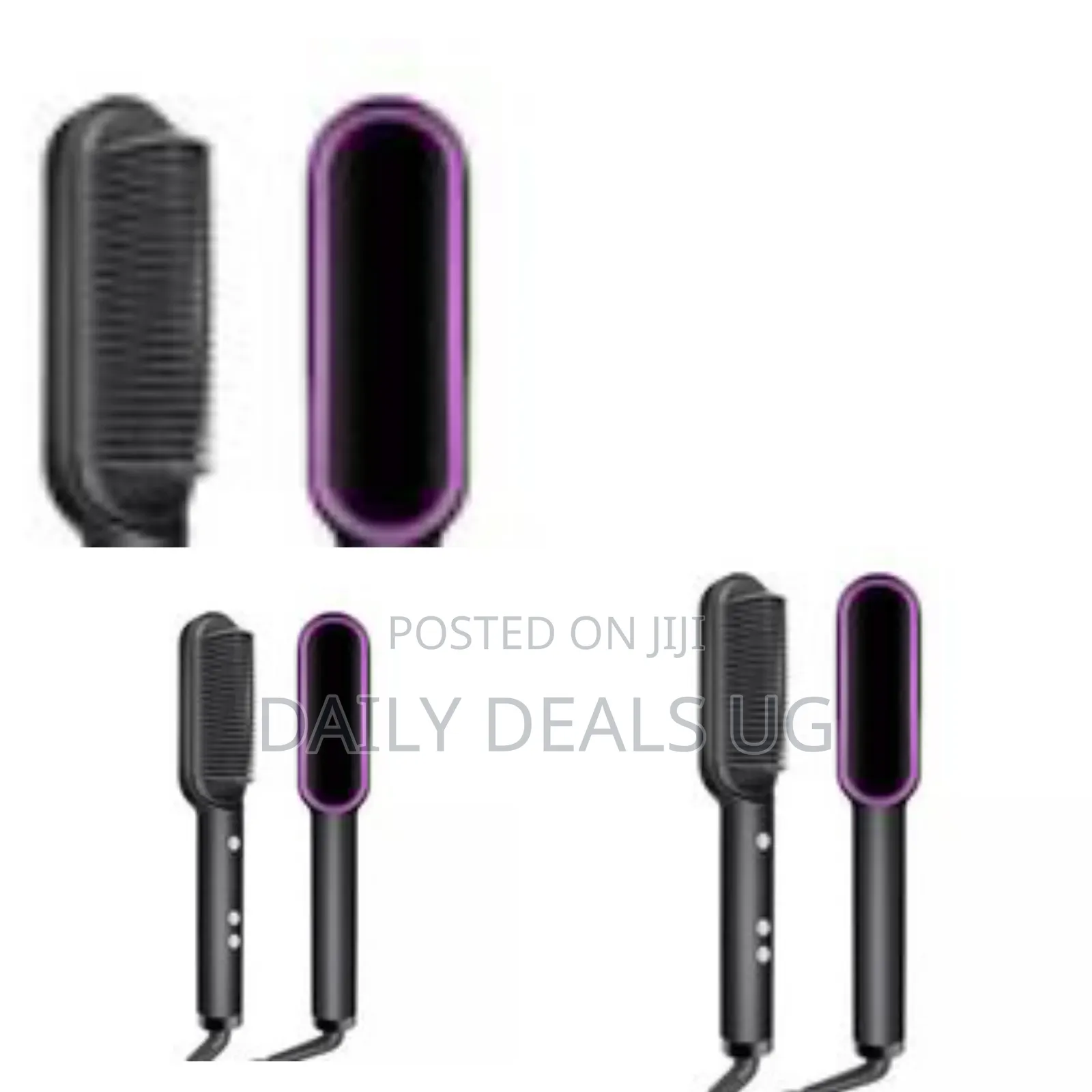 2-in-1 Hair Sraightener and Straightening Brush