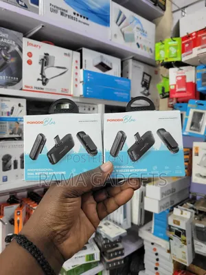 Porodo Blue Professional Dual Wireless Microphone