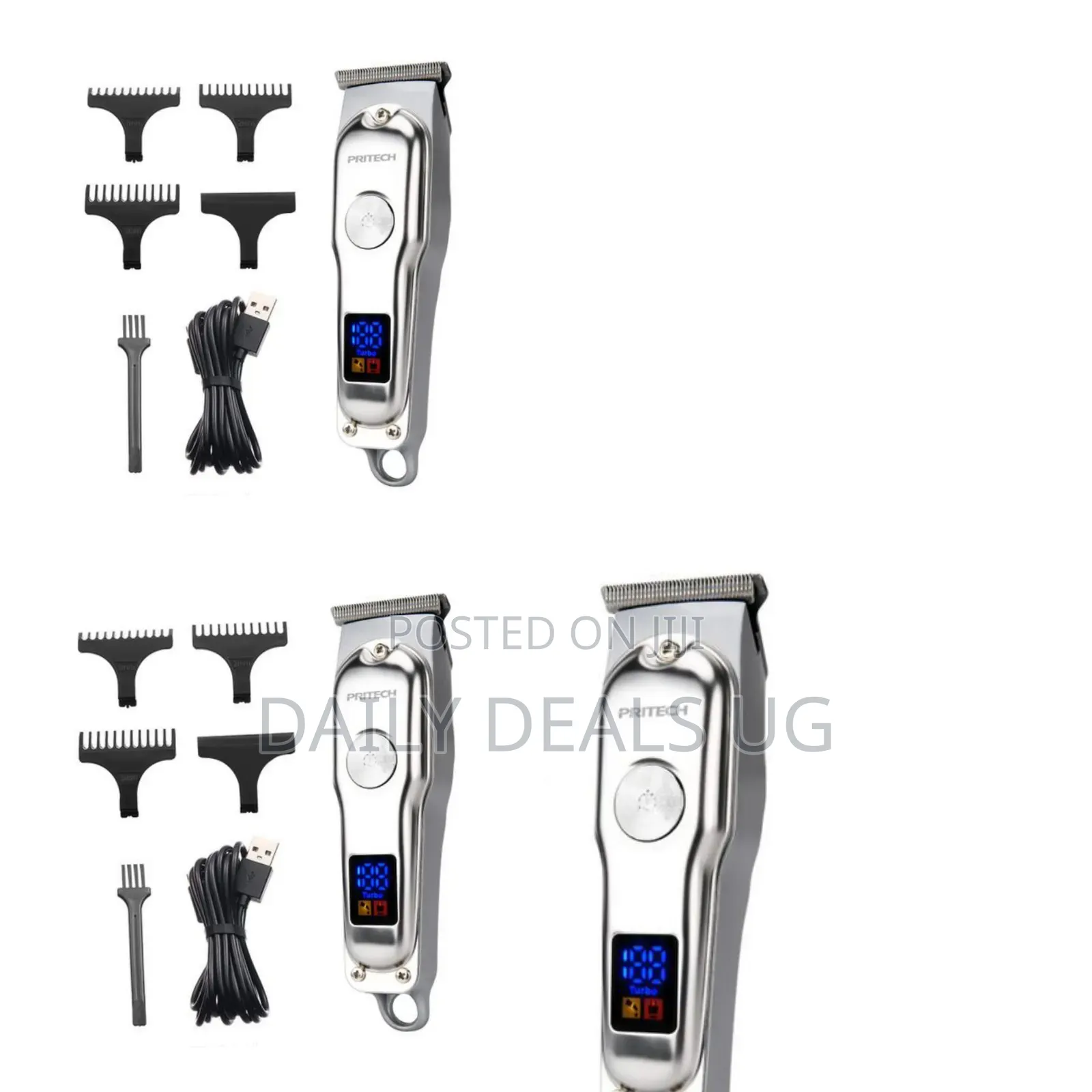 Stainless Steel Hair Clipper Set