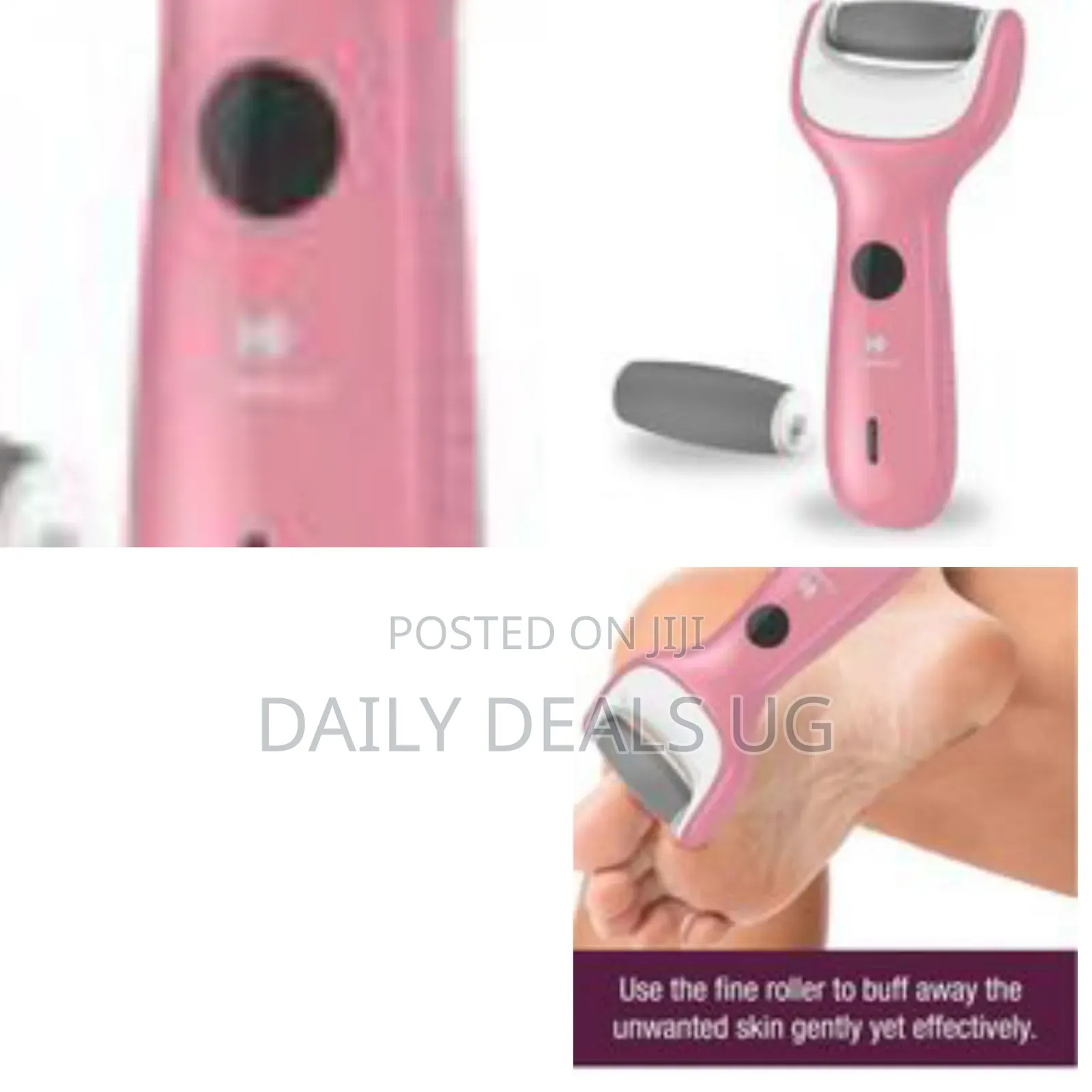 Havells Cr4001 Rechargeable Callus Remover in Pink