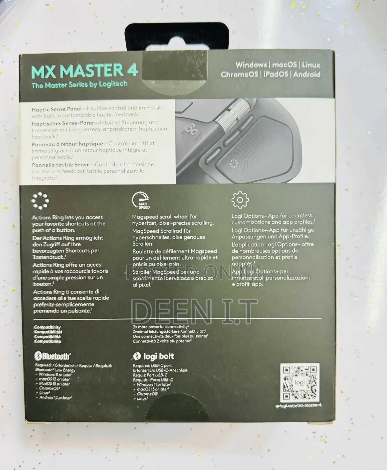 Logitech Mx Master 4s Wireless Mouse