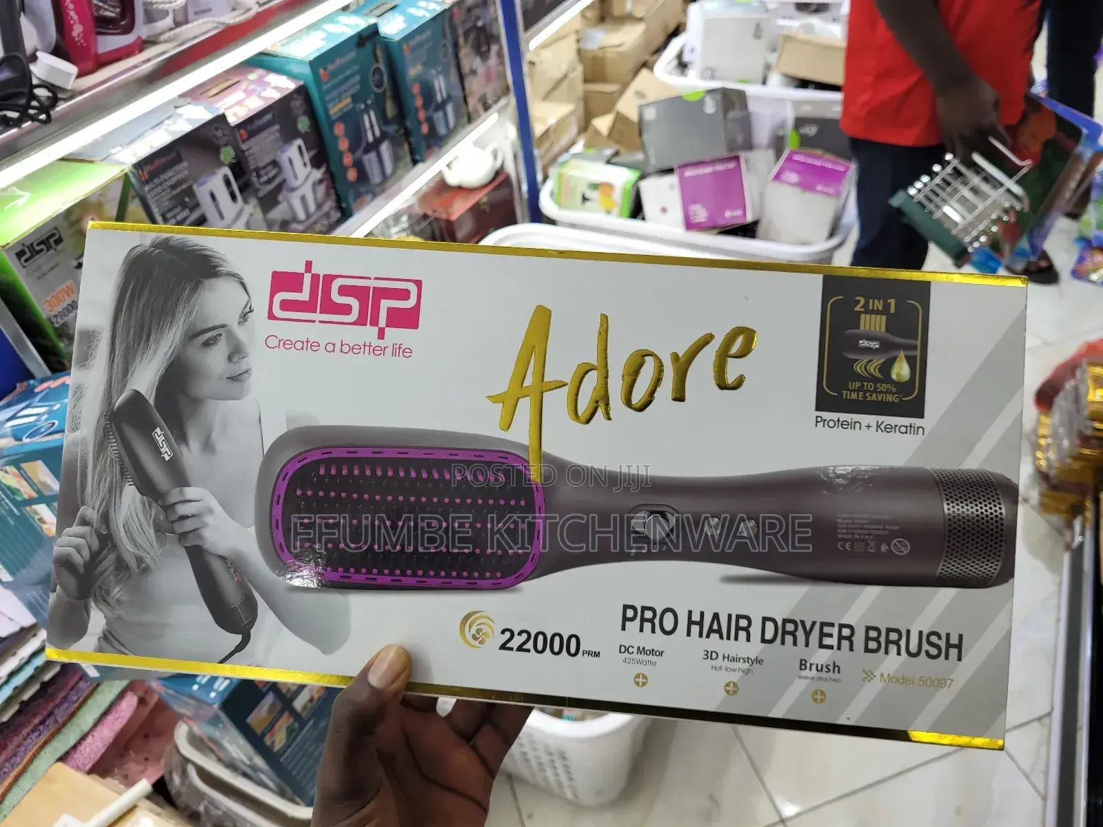 Hair Straightener or Hair Dryer Comb