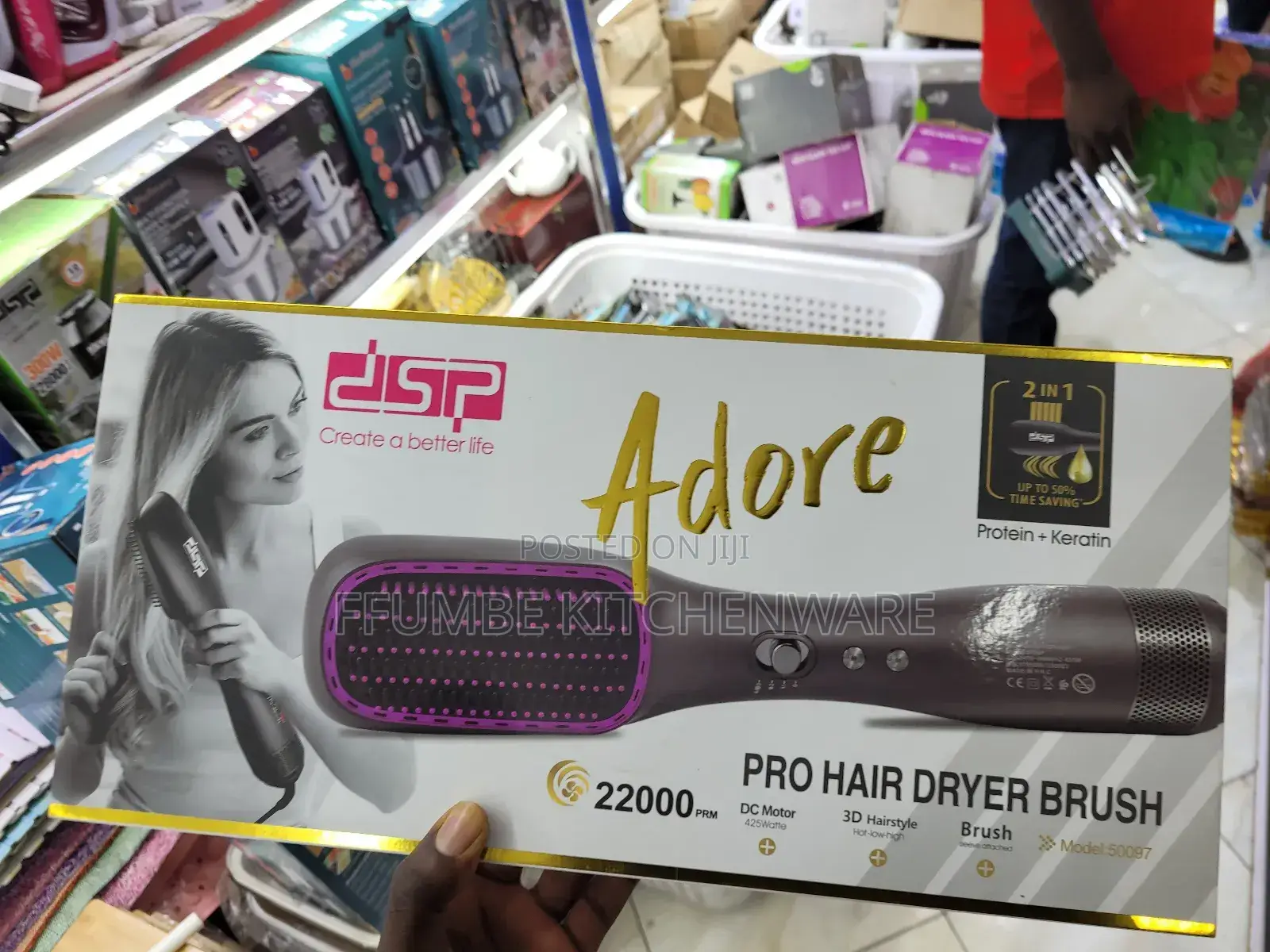 Hair Straightener or Hair Dryer Comb