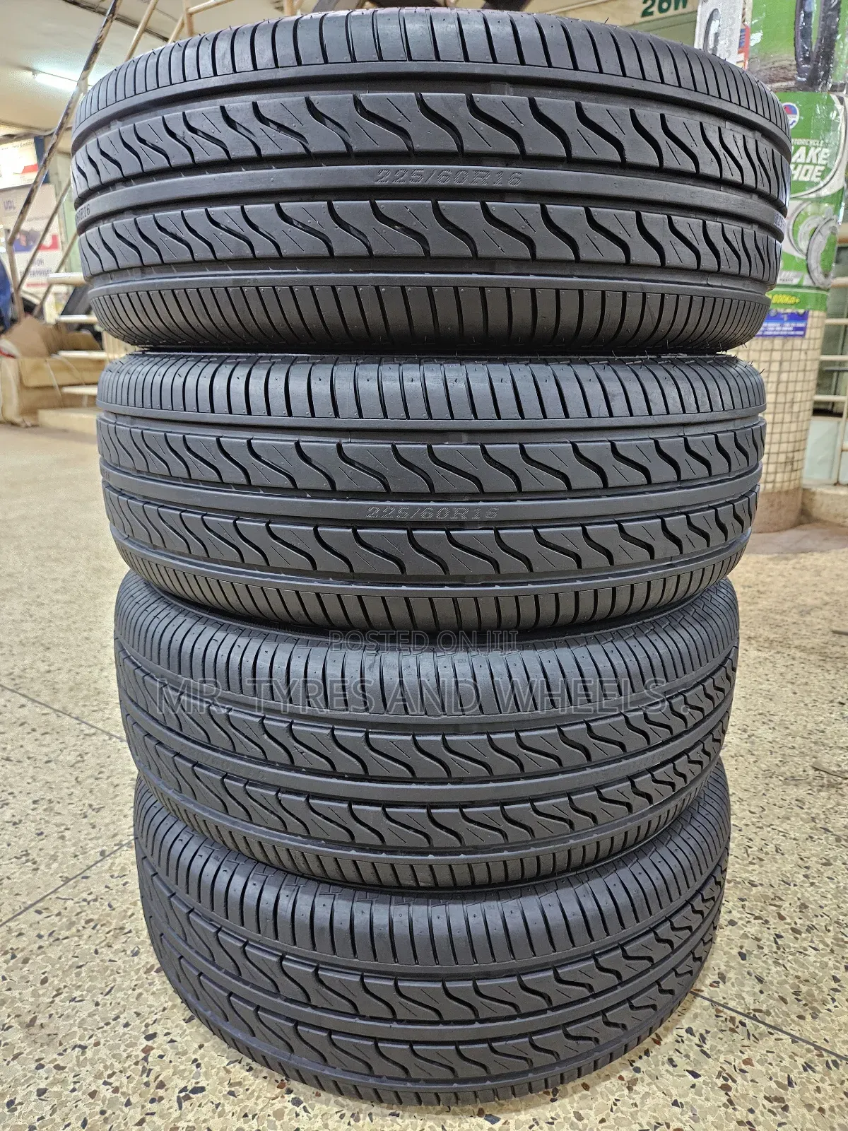 225 60 R16 Used Only 2days Trust Me And Warranted 2yrs For Them.