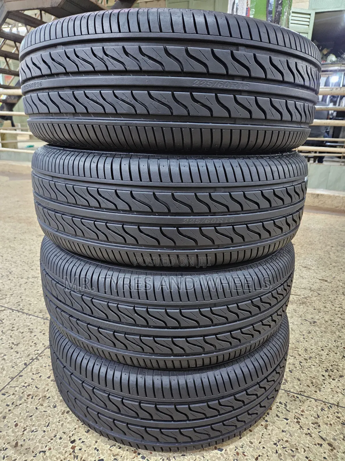 225 60 R16 Used Only 2days Trust Me And Warranted 2yrs For Them.