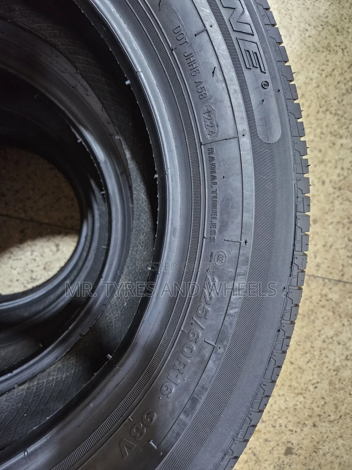 225 60 R16 Used Only 2days Trust Me And Warranted 2yrs For Them.