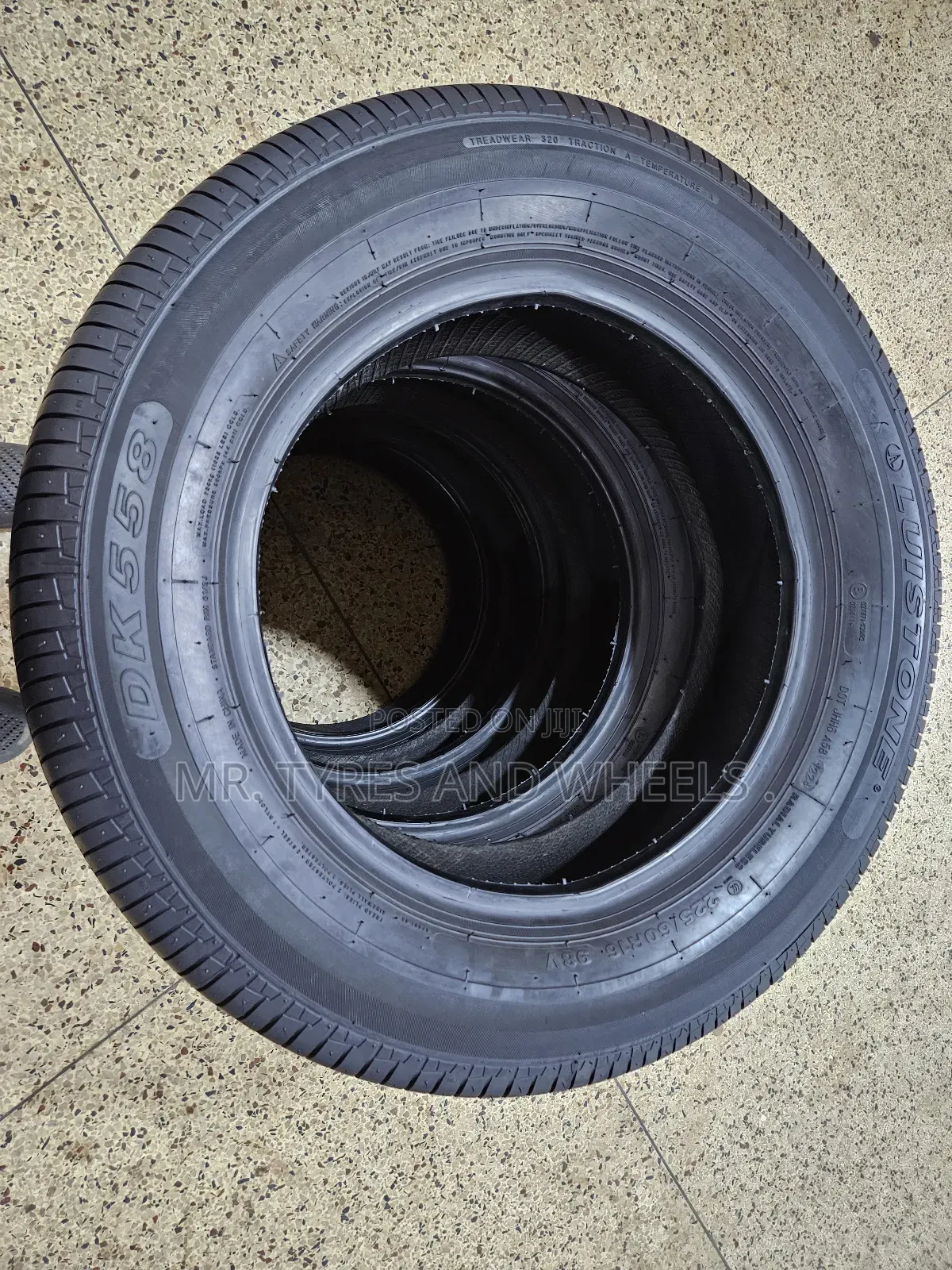 225 60 R16 Used Only 2days Trust Me And Warranted 2yrs For Them.
