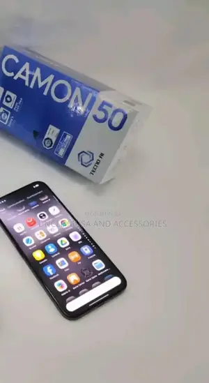New Tecno Camon 50 256 GB Black