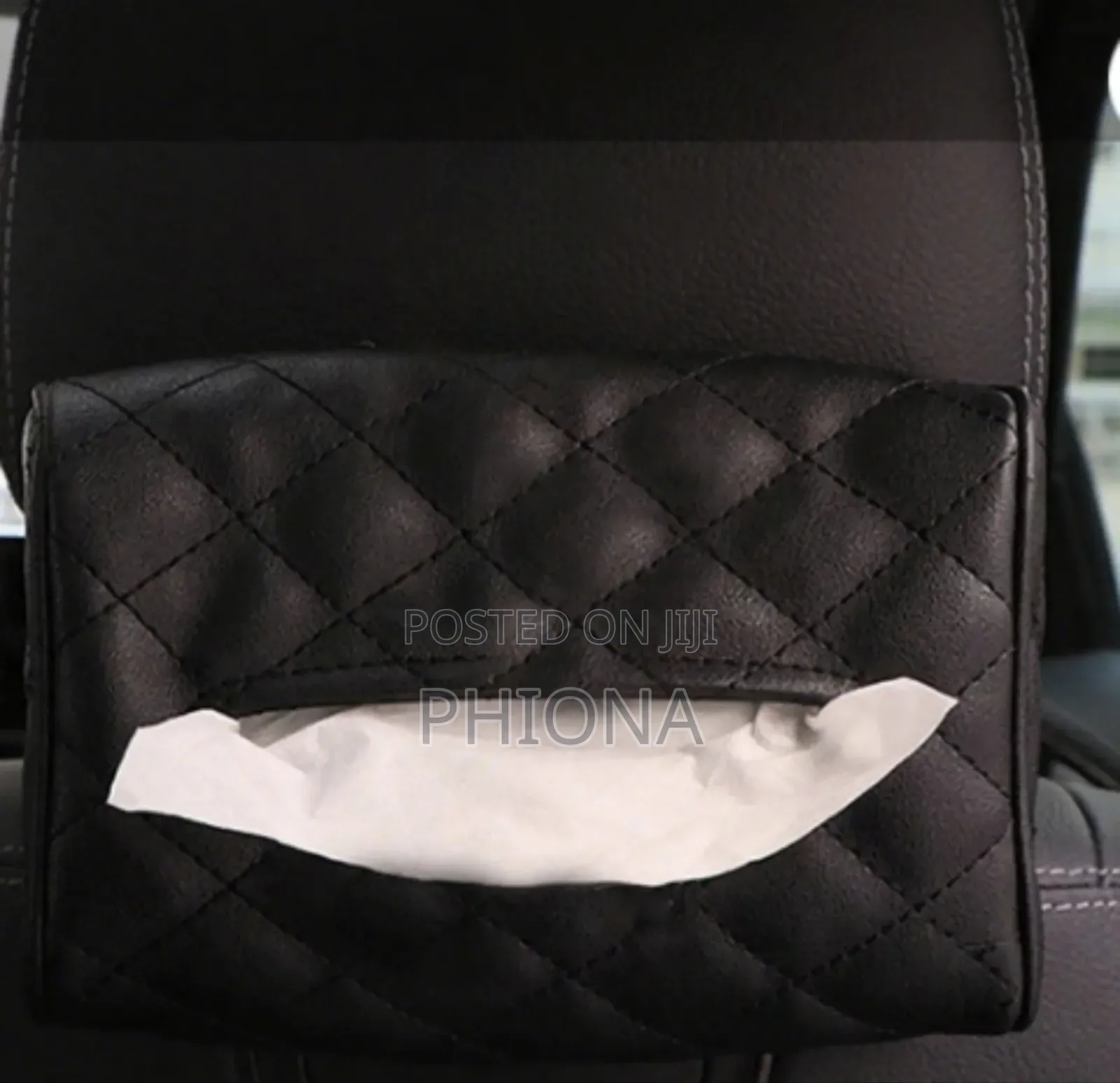 Leather Car Tissue Box