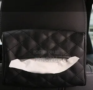 Leather Car Tissue Box