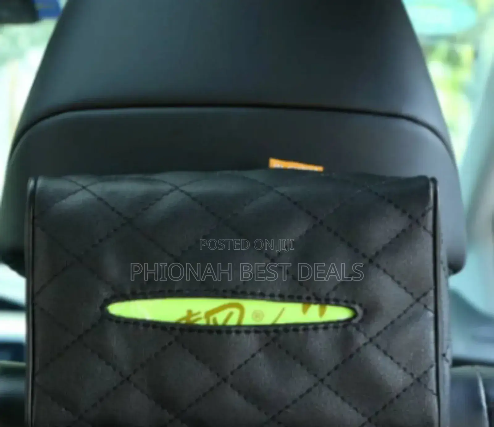 Leather Car Tissue Box