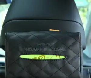 Leather Car Tissue Box