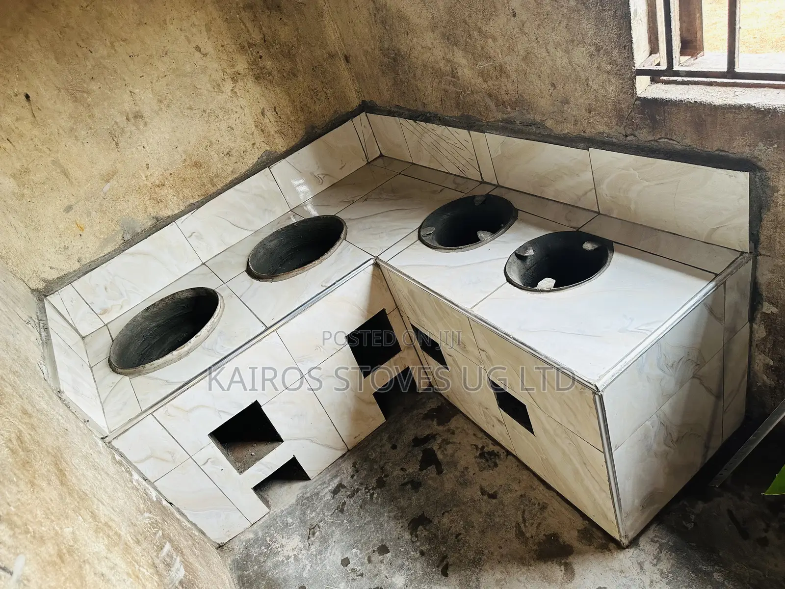 Domestic Modernized Stove for Charcoal and Firewood.