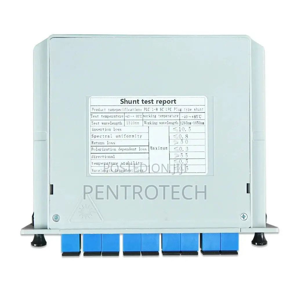Optical Fiber Splitter Ftth Plc Splitter Box 1-8 Sc Upc Cassette