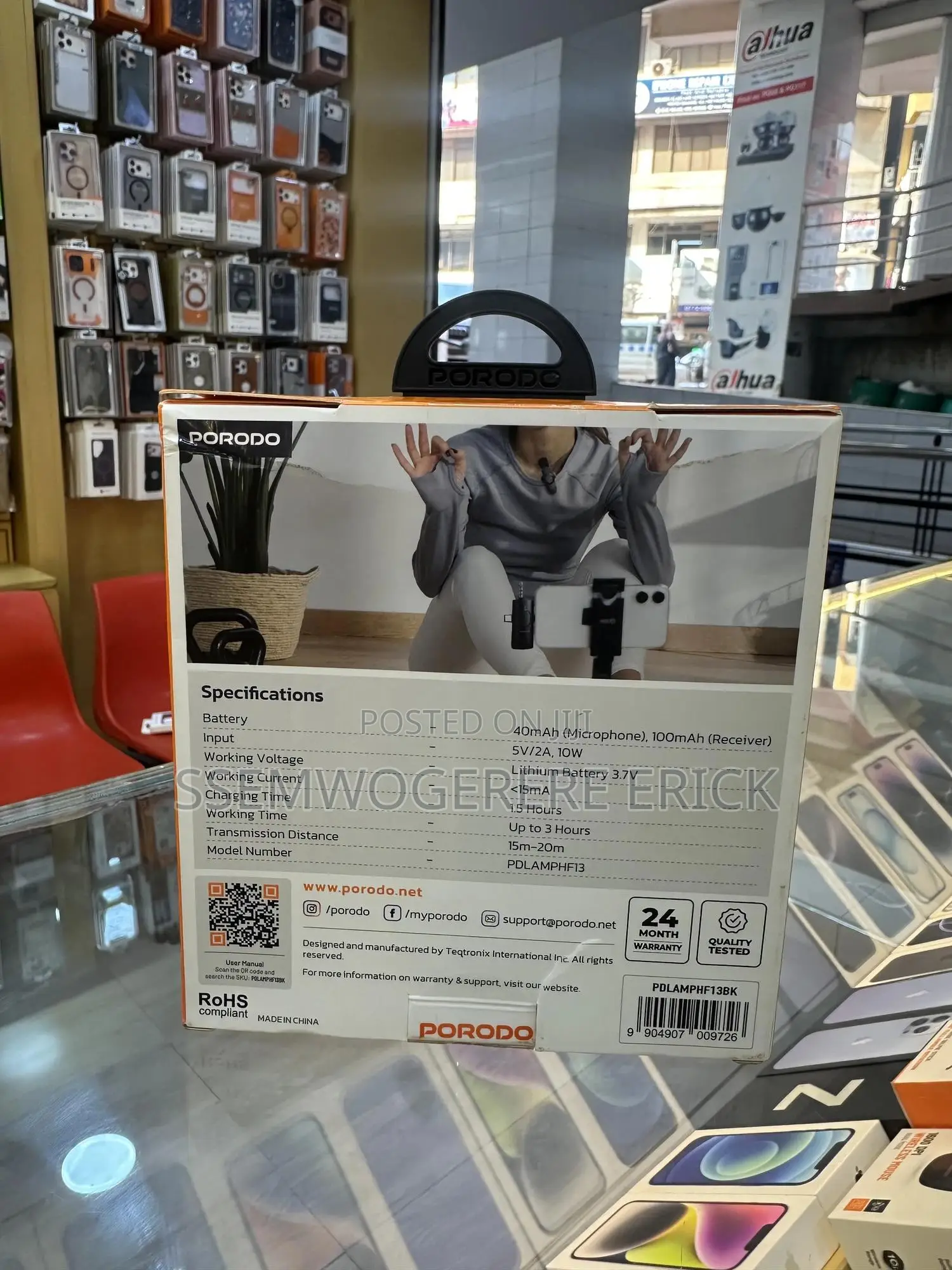 Porodo Lavalier Microphone