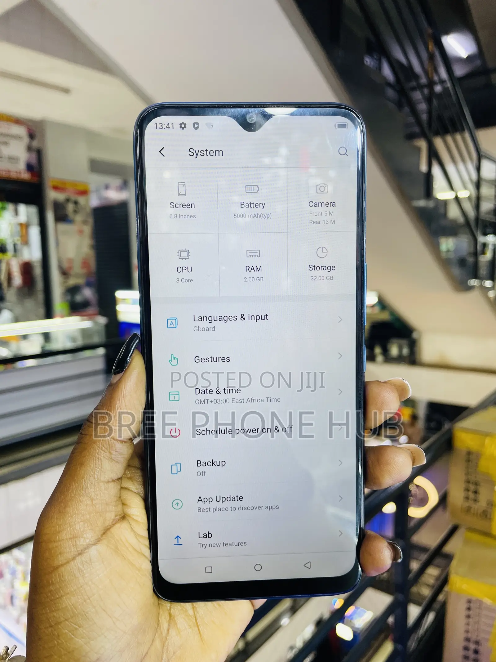 Itel P37 32 GB Blue