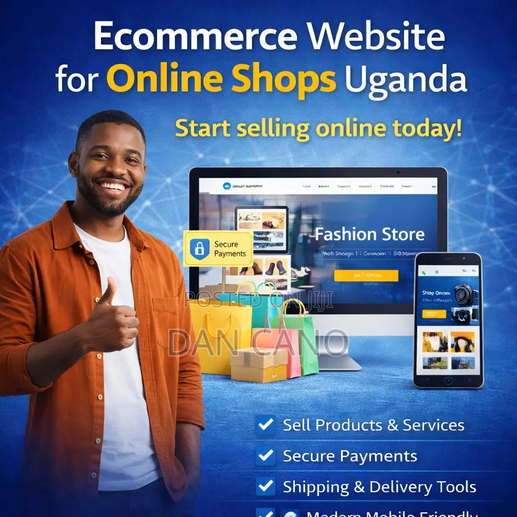 Ecommerce Website for Online Shops Uganda