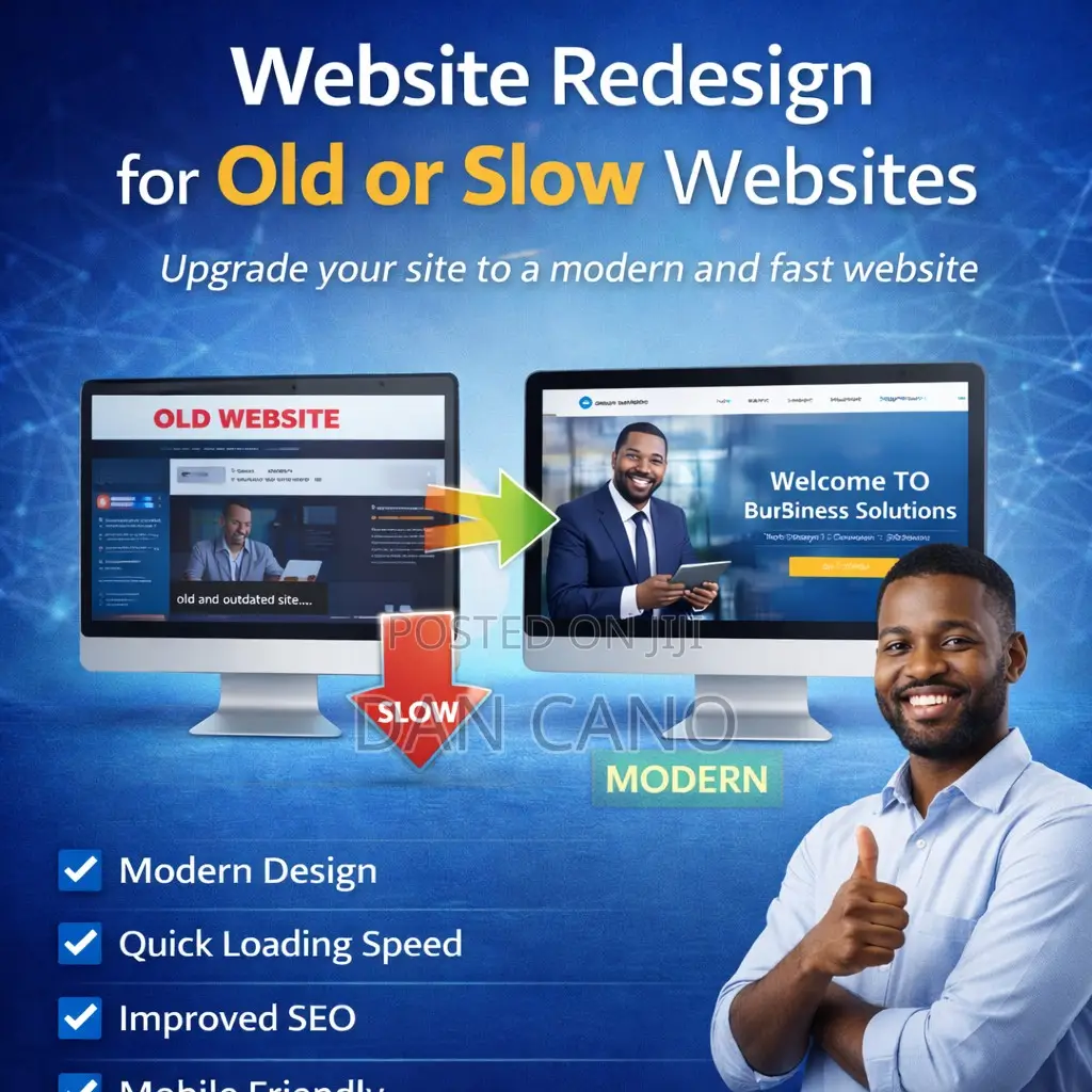Website Redesign for Old or Slow Websites