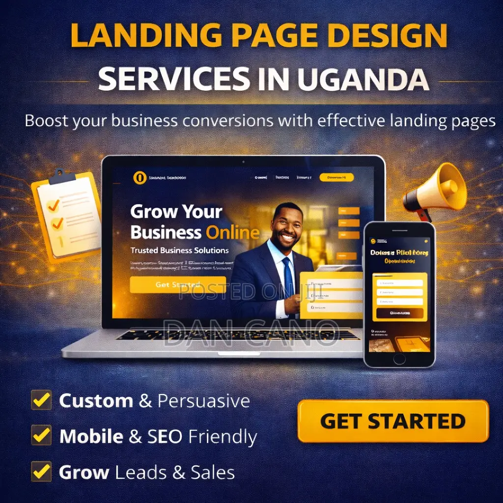 Landing Page Design Services Uganda