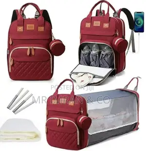 3-in-1 Multifunctional Diaper Bag Backpack