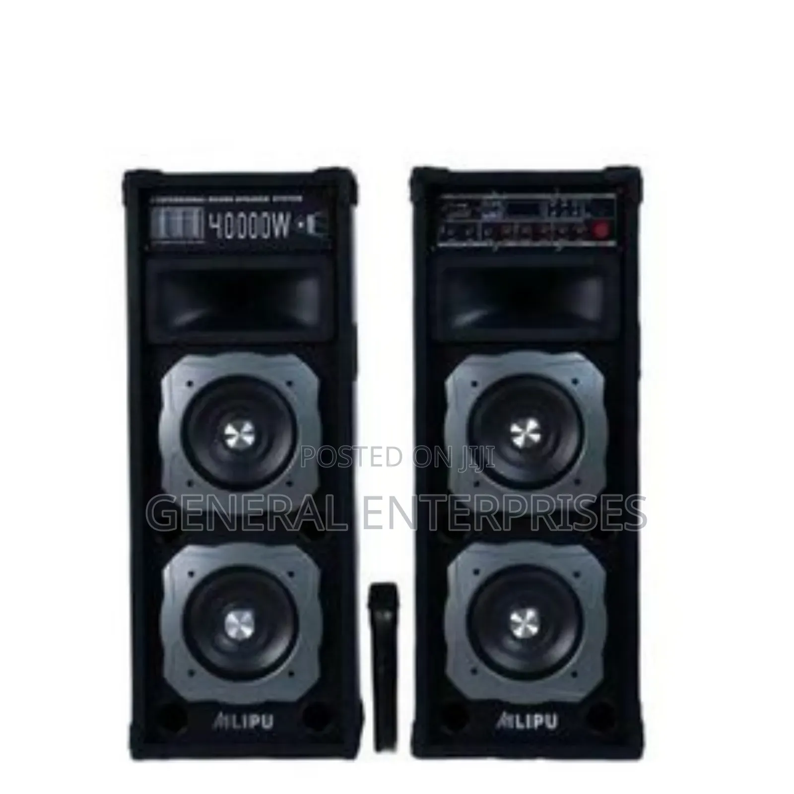 Pair of Ailipu Kl-9036ad Professional Sound Speaker Systems.