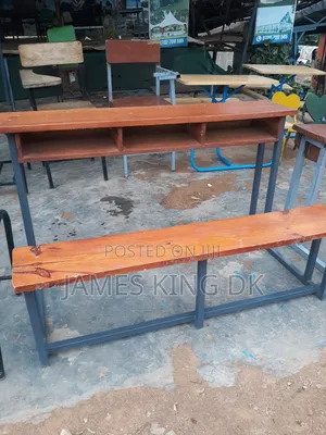 3 Seater School Desks