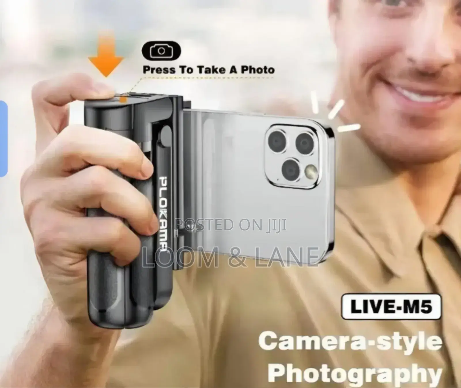 Plokama Live-M5 3-in-1 Handle Tripod Selfie Stick