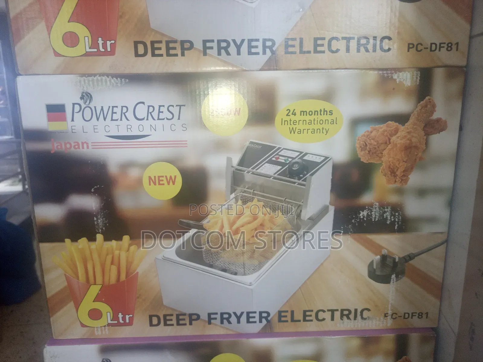 Power Crest 6l Single Electric Deep Fryer (Model Pc-df81).