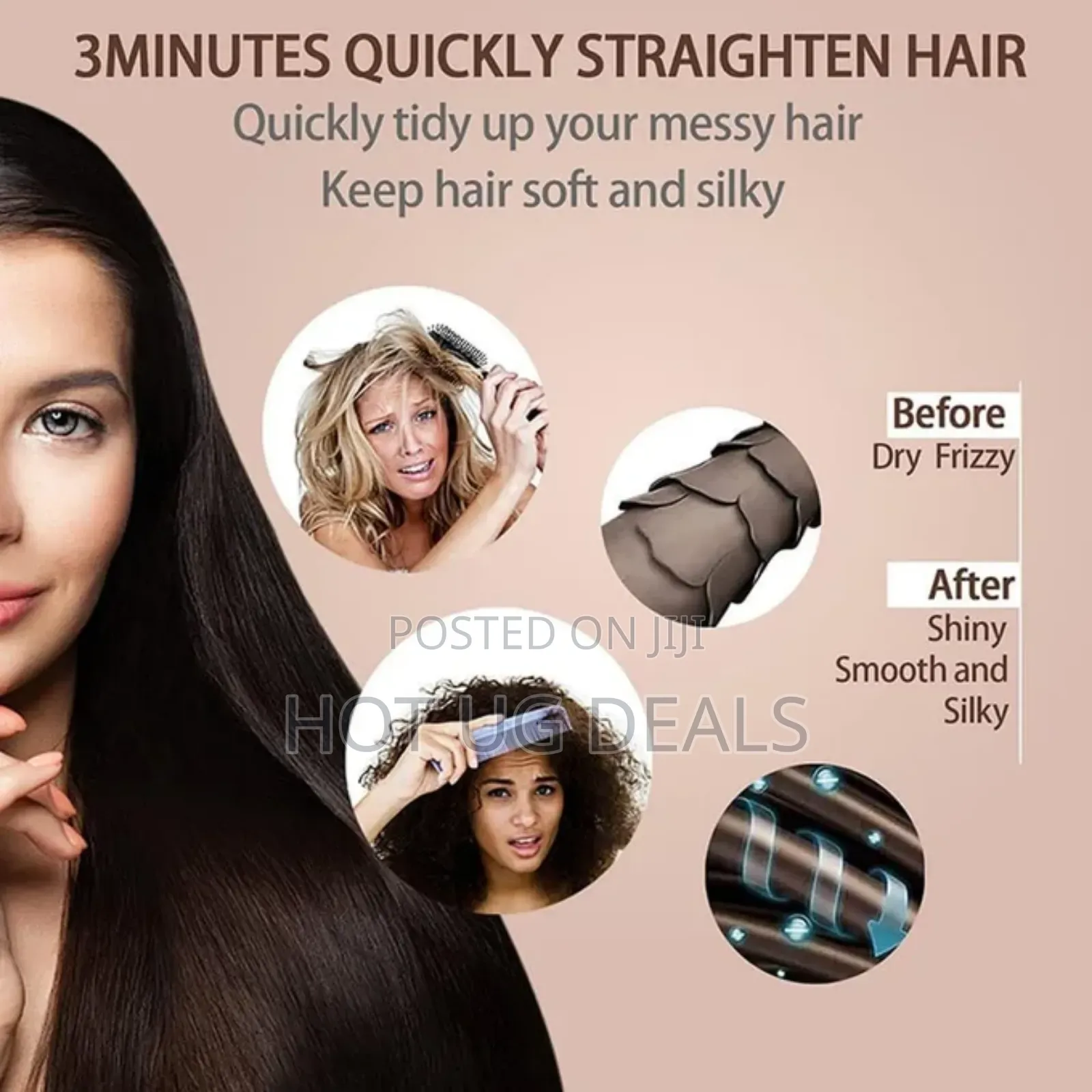 Sokany Sk-1008 Hair Straightening Brush.