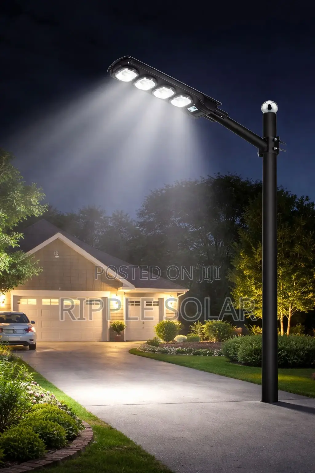 200w Solar Street Light With Lithium Battery Outdoor Security Light