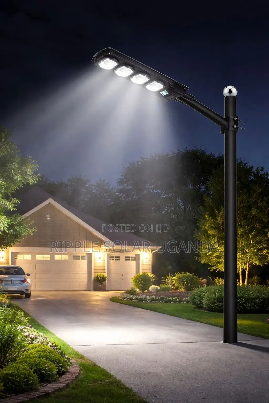 200w Solar Street Light With Lithium Battery Outdoor Security Light