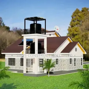Concrete Tank Stand Attached With the House