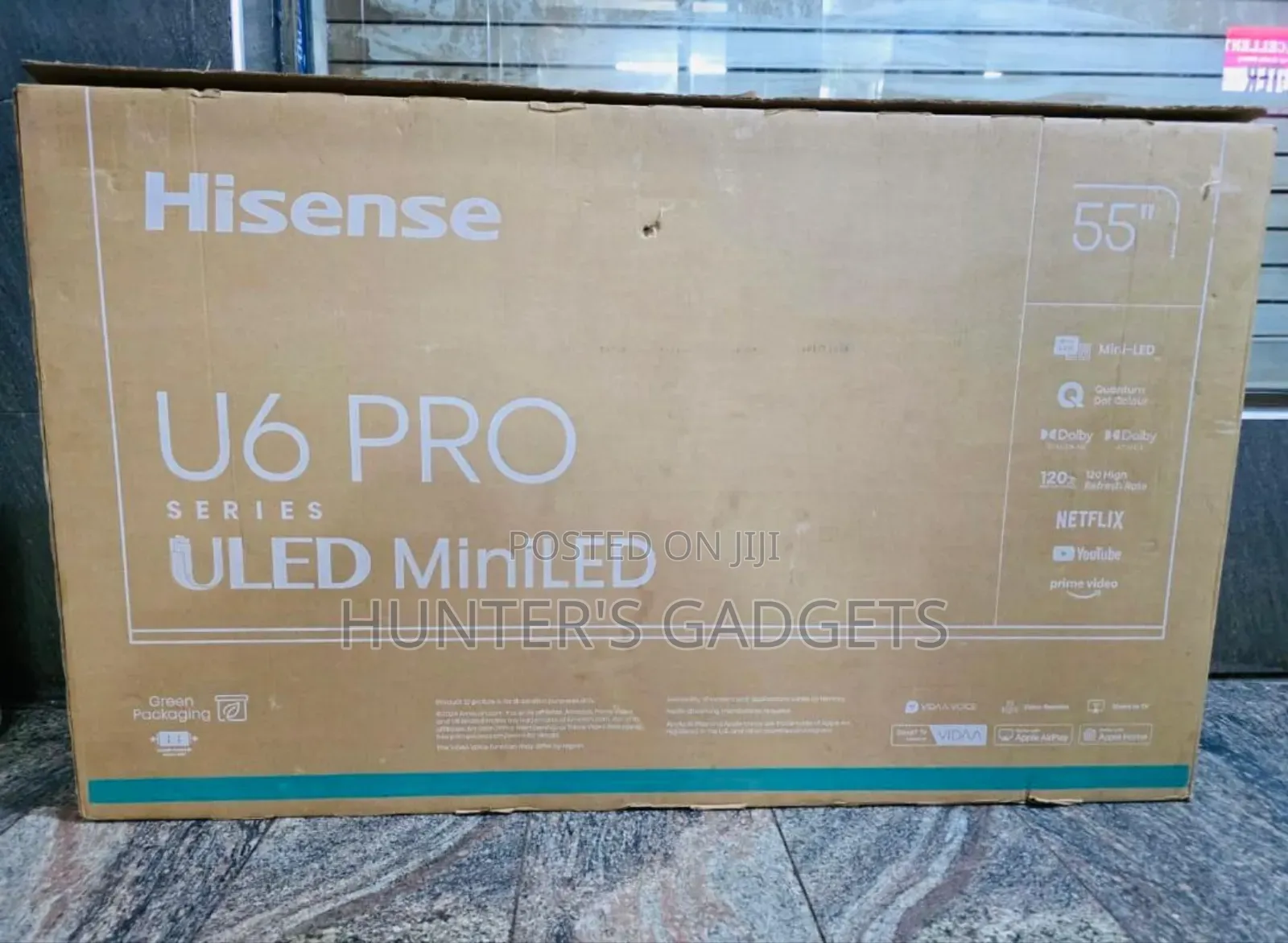 Hisense 55inch U6 Pro Uled Miniled Smart Ultra Uhd Tv