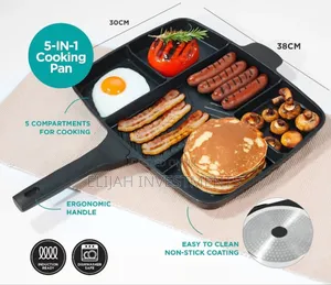 5 Compartment Breakfast Frying Pan