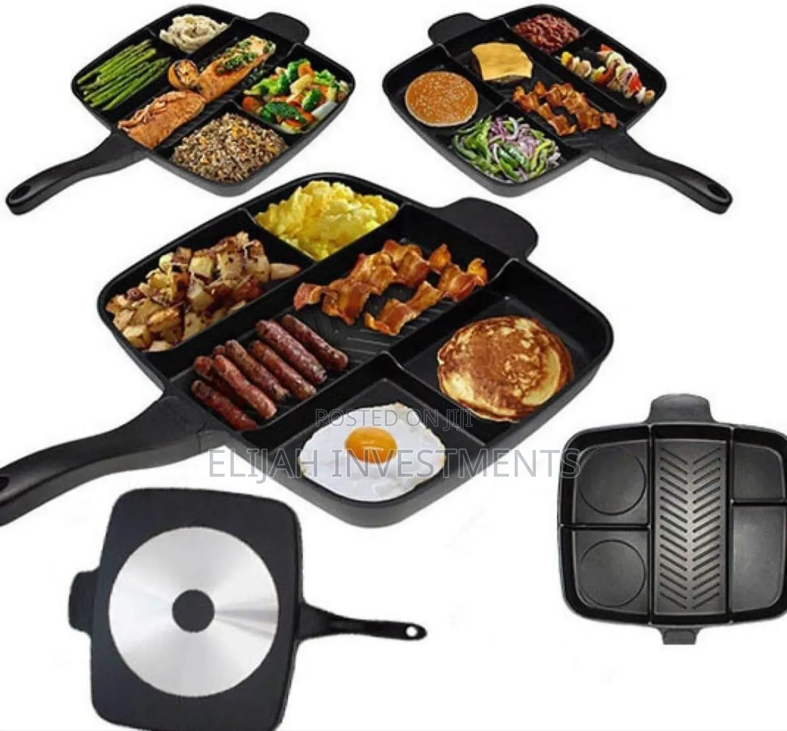5 Compartment Breakfast Frying Pan