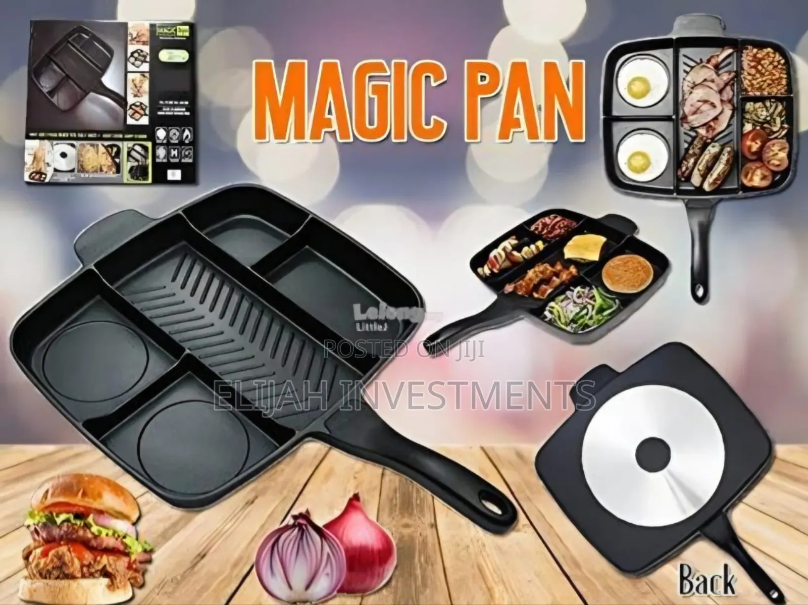 5 Compartment Breakfast Frying Pan
