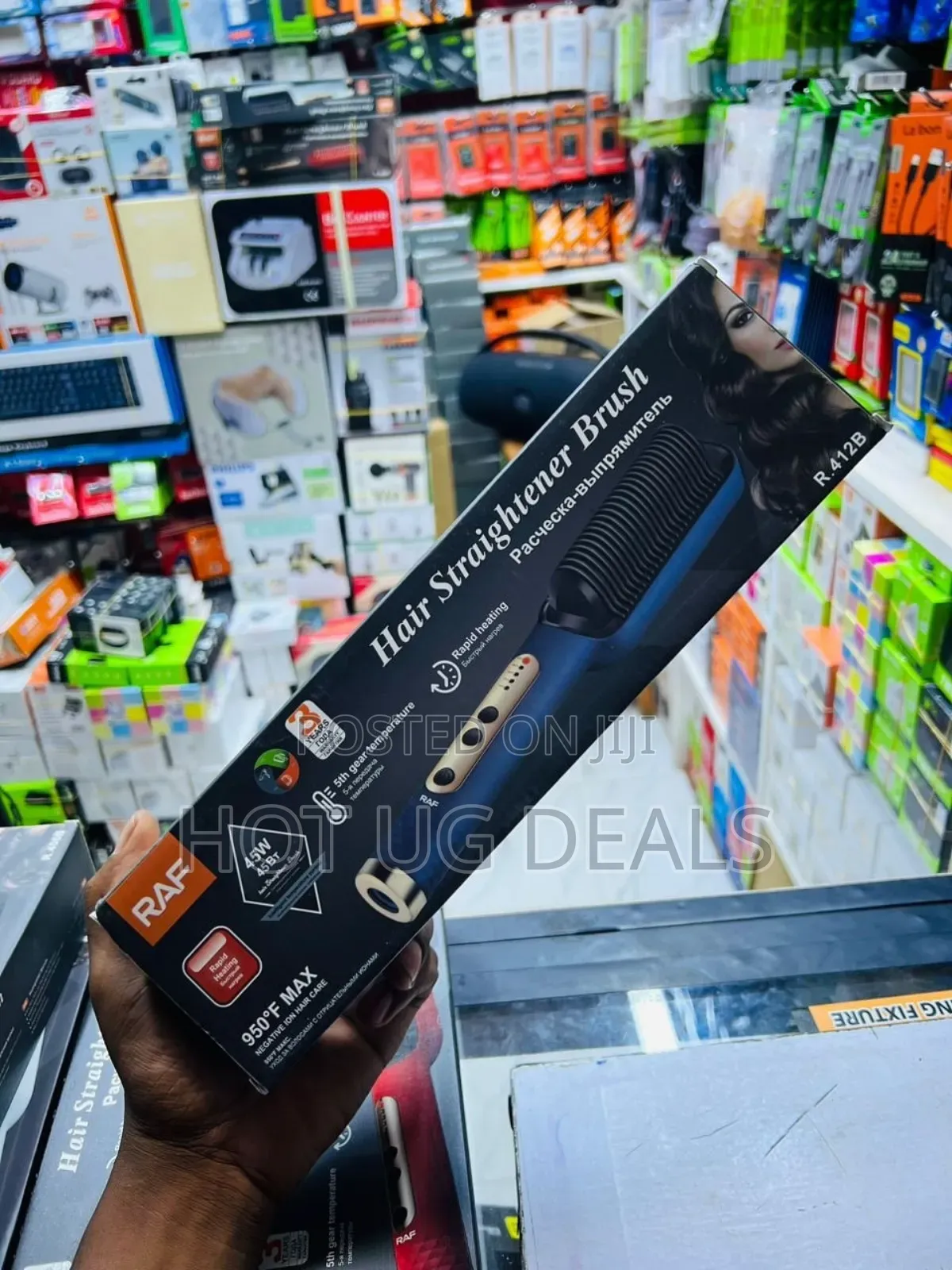 Raf Electric Hair Straightener - Multicolor