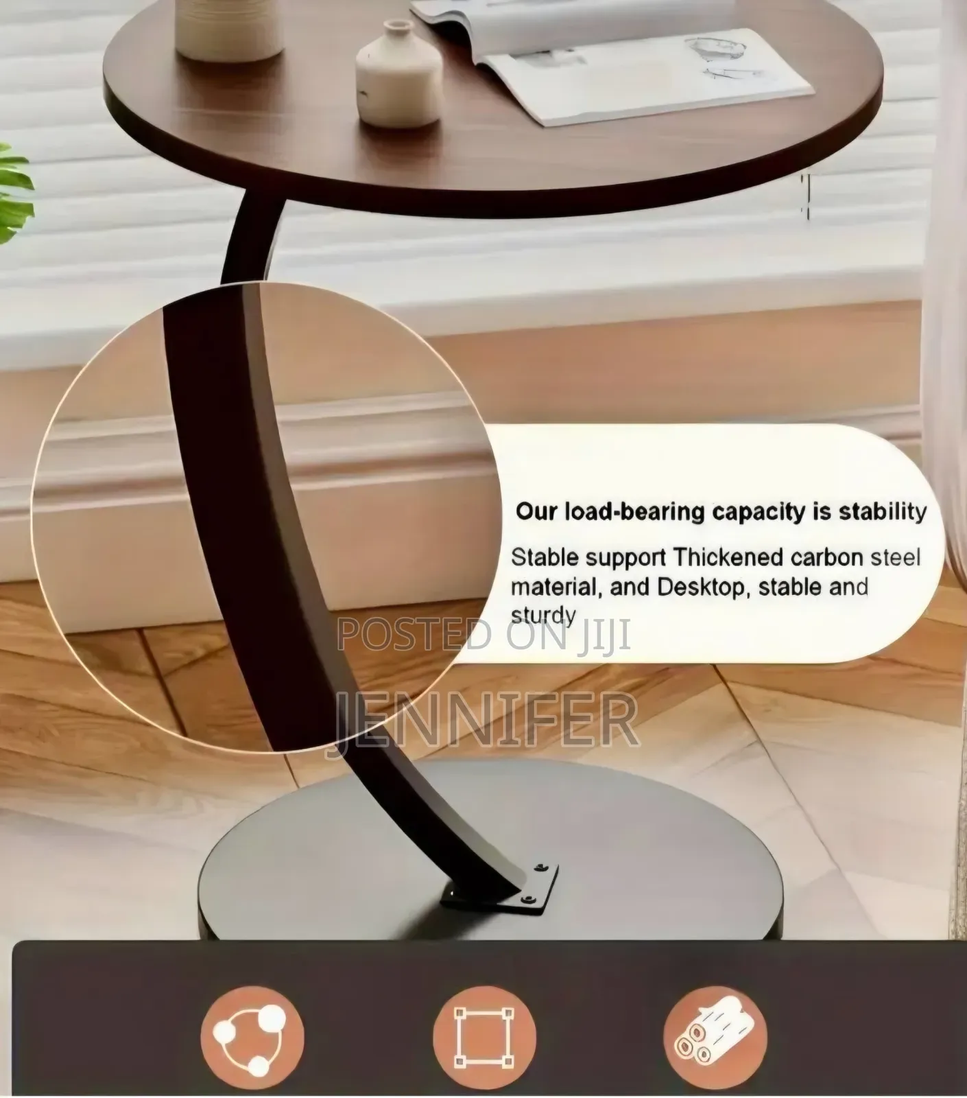 Modern Wooden Coffee Laptop Table