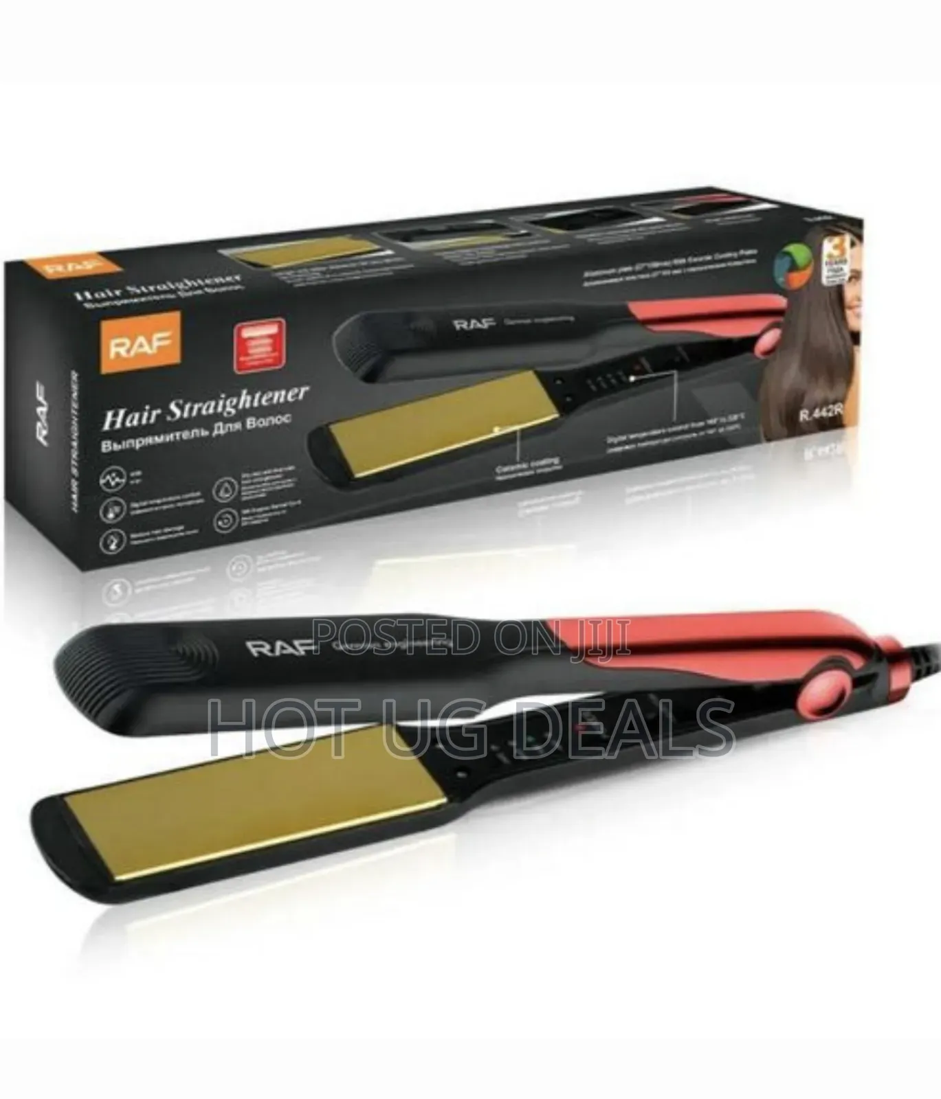 Raf Hair Straightener R.442 (1 Yr Wrty)