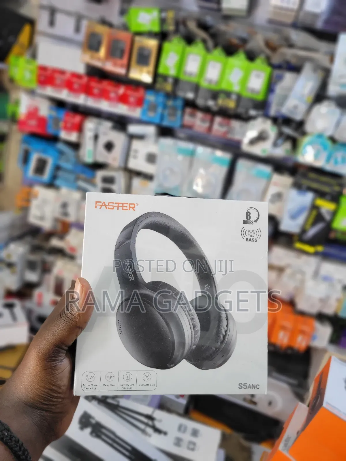 Faster S5 Anc Over-Ear Wireless Headphones.