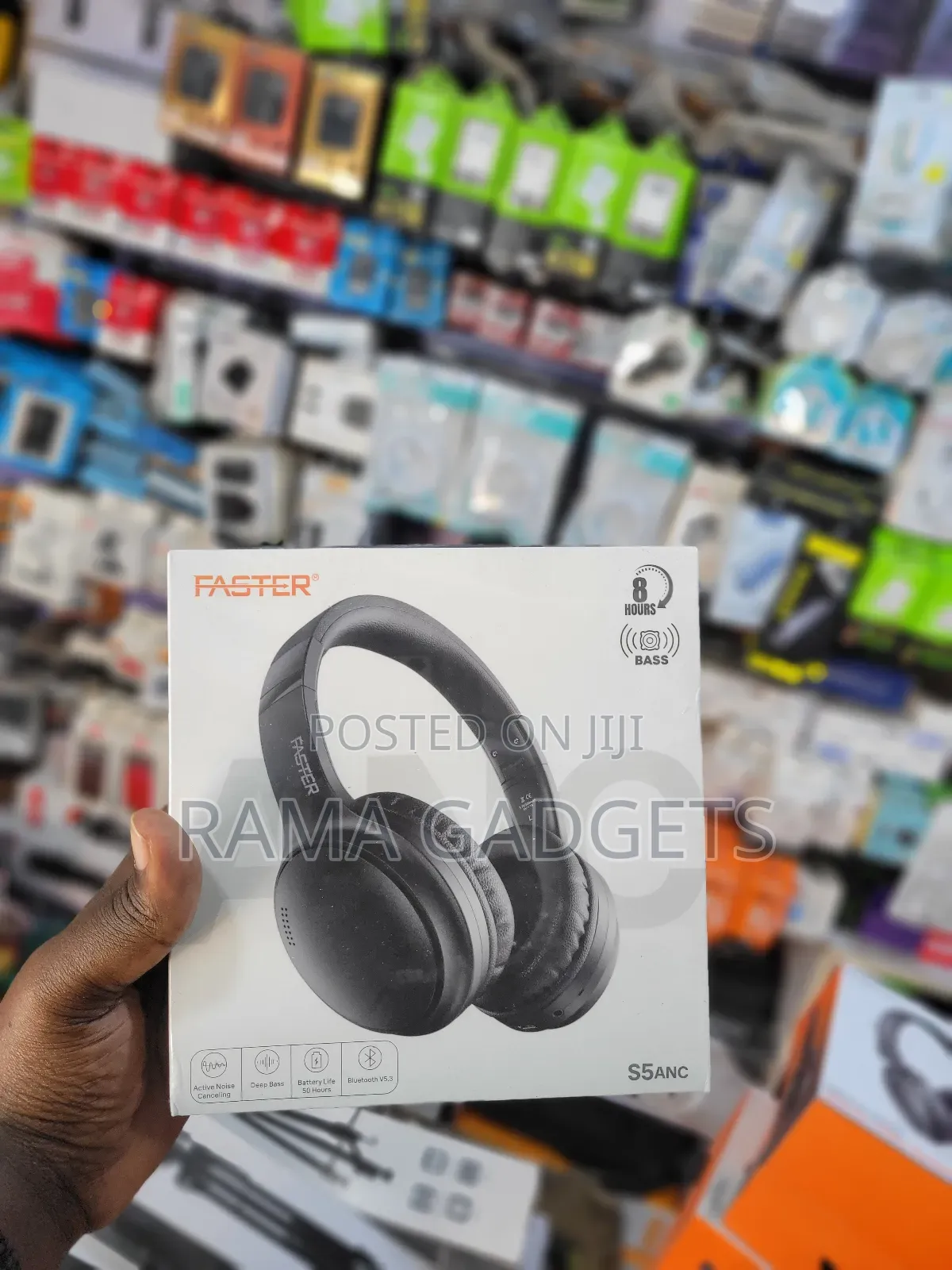 Faster S5 Anc Over-Ear Wireless Headphones.