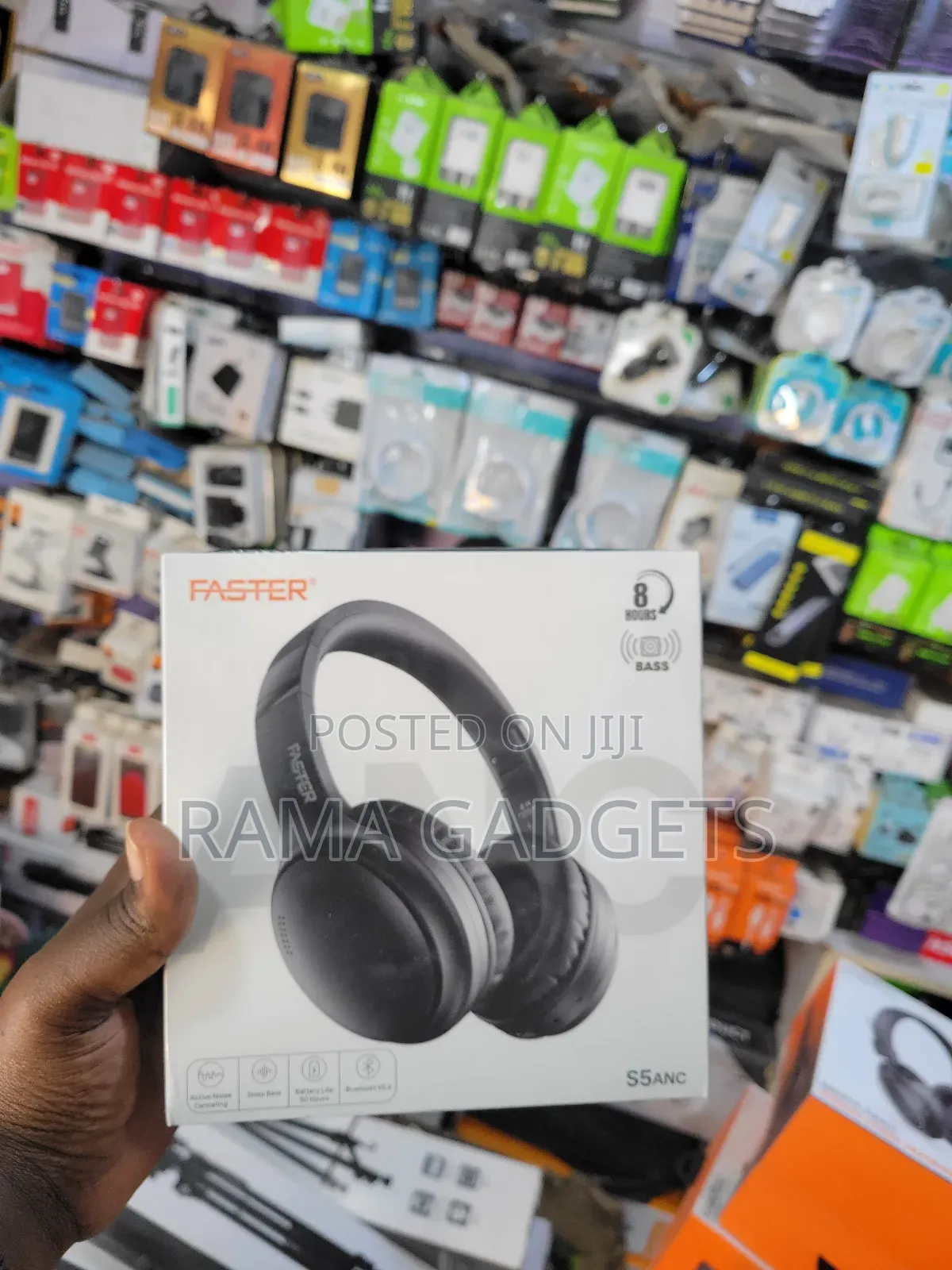 Faster S5 Anc Over-Ear Wireless Headphones.