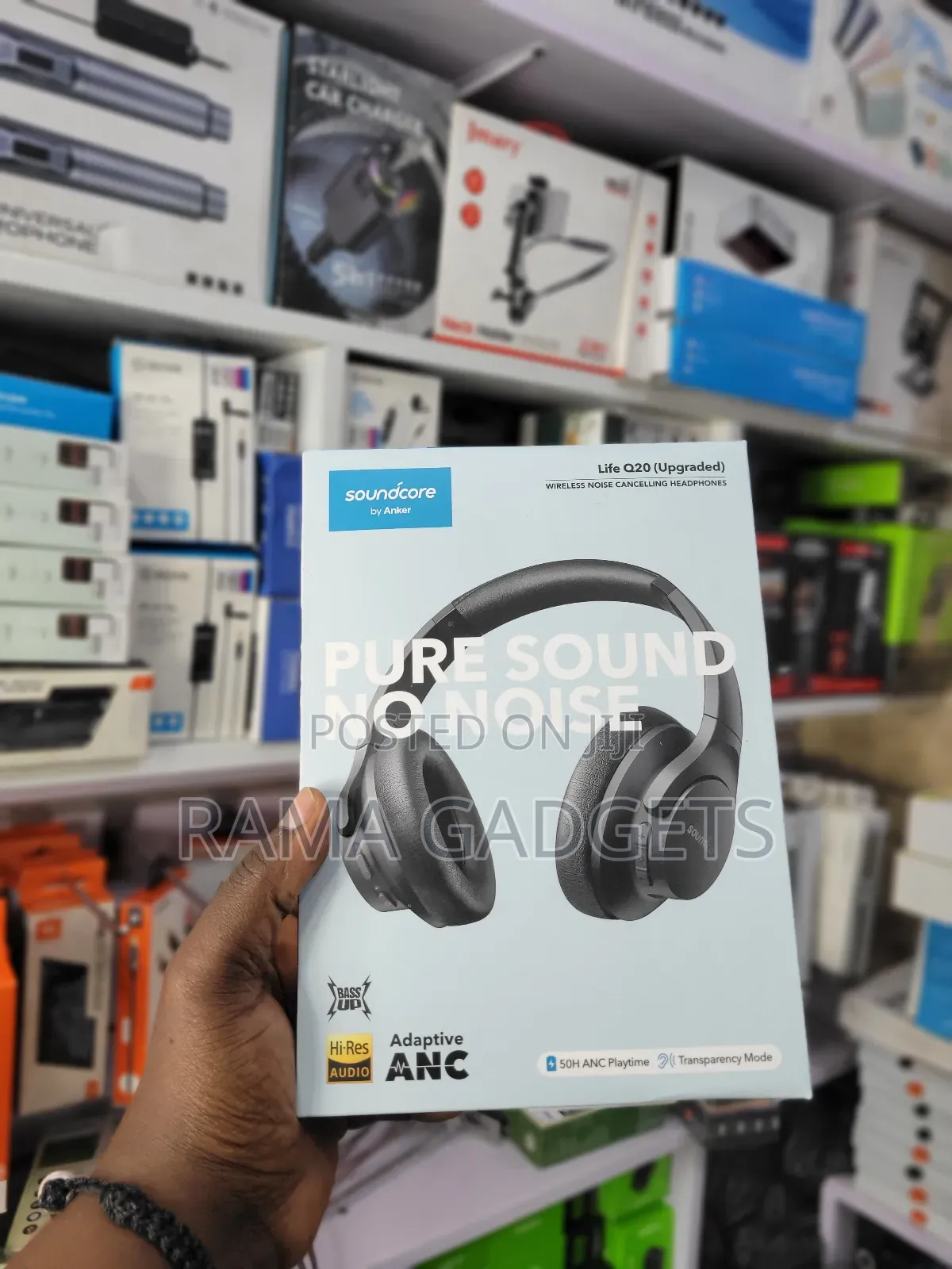 Anker Life Q20 (Upgraded) Wireless Noise Cancelling Headphones.